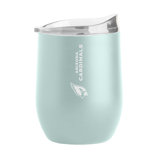 Arizona Cardinals 16oz Vertical Powder Coat Curved Beverage - Logo Brands - Flyclothing LLC
