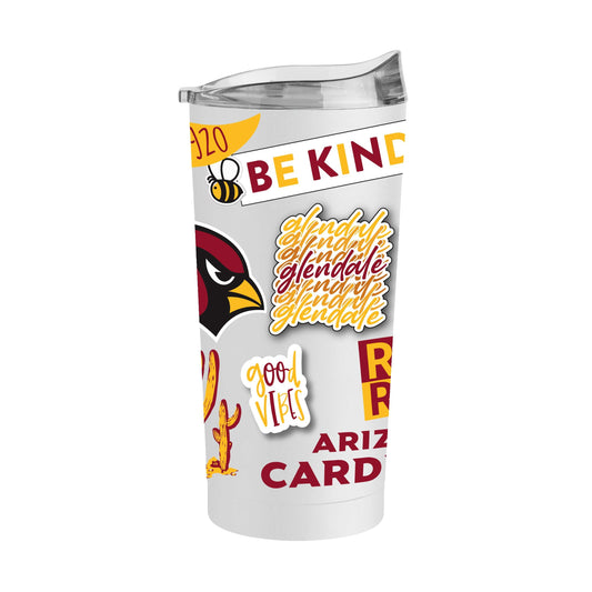 Arizona Cardinals 20oz Native Powder Coat Tumbler - Logo Brands - Flyclothing LLC
