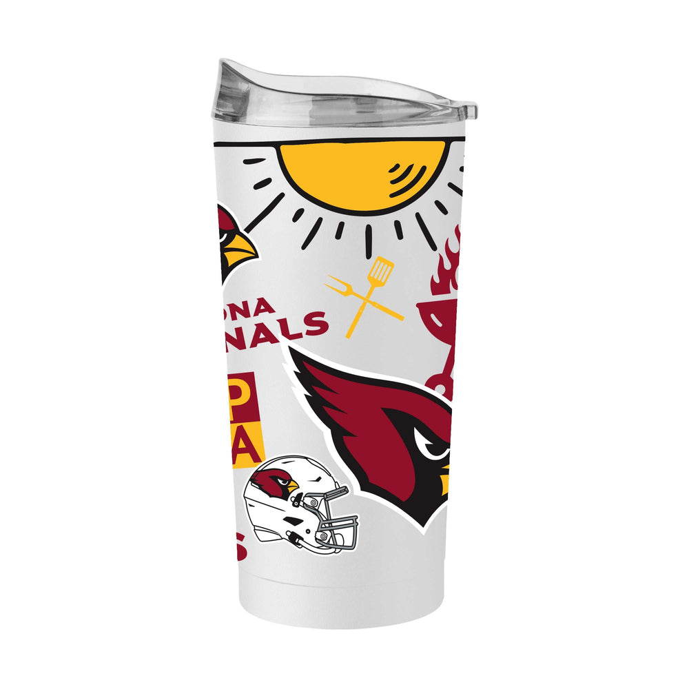 Arizona Cardinals 20oz Native Powder Coat Tumbler - Logo Brands - Flyclothing LLC