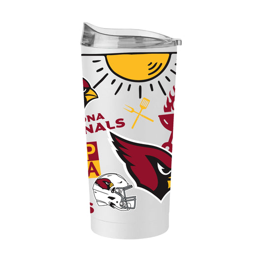 Arizona Cardinals 20oz Native Powder Coat Tumbler - Logo Brands - Flyclothing LLC