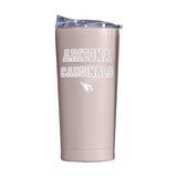 Arizona Cardinals 20oz Stencil Powder Coat Tumbler - Logo Brands - Flyclothing LLC