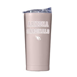 Arizona Cardinals 20oz Stencil Powder Coat Tumbler - Logo Brands - Flyclothing LLC