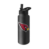 Arizona Cardinals Black 34oz Logo Quencher Bottle - Logo Brands - Flyclothing LLC