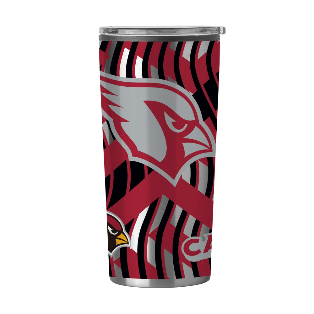Arizona Cardinals Flex 20oz Plastic Wall Stainless Tumbler - Logo Brands - Flyclothing LLC