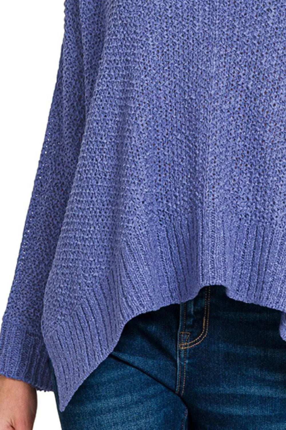 Zenana Dolman Sleeve V-Neck Sweater - Trendsi - Flyclothing LLC