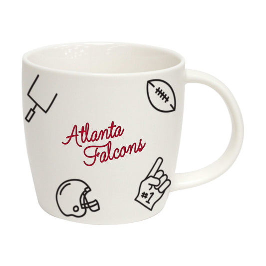 Atlanta Falcons 18oz Playmaker Mug - Logo Brands - Flyclothing LLC