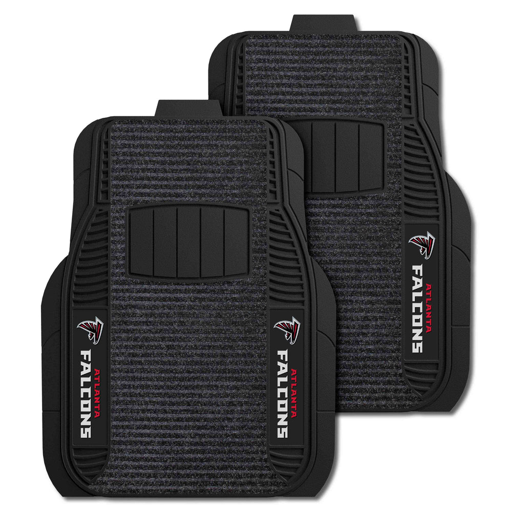 NFL - Atlanta Falcons 2-pc Deluxe Car Mat Set - Logo Brands - Flyclothing LLC