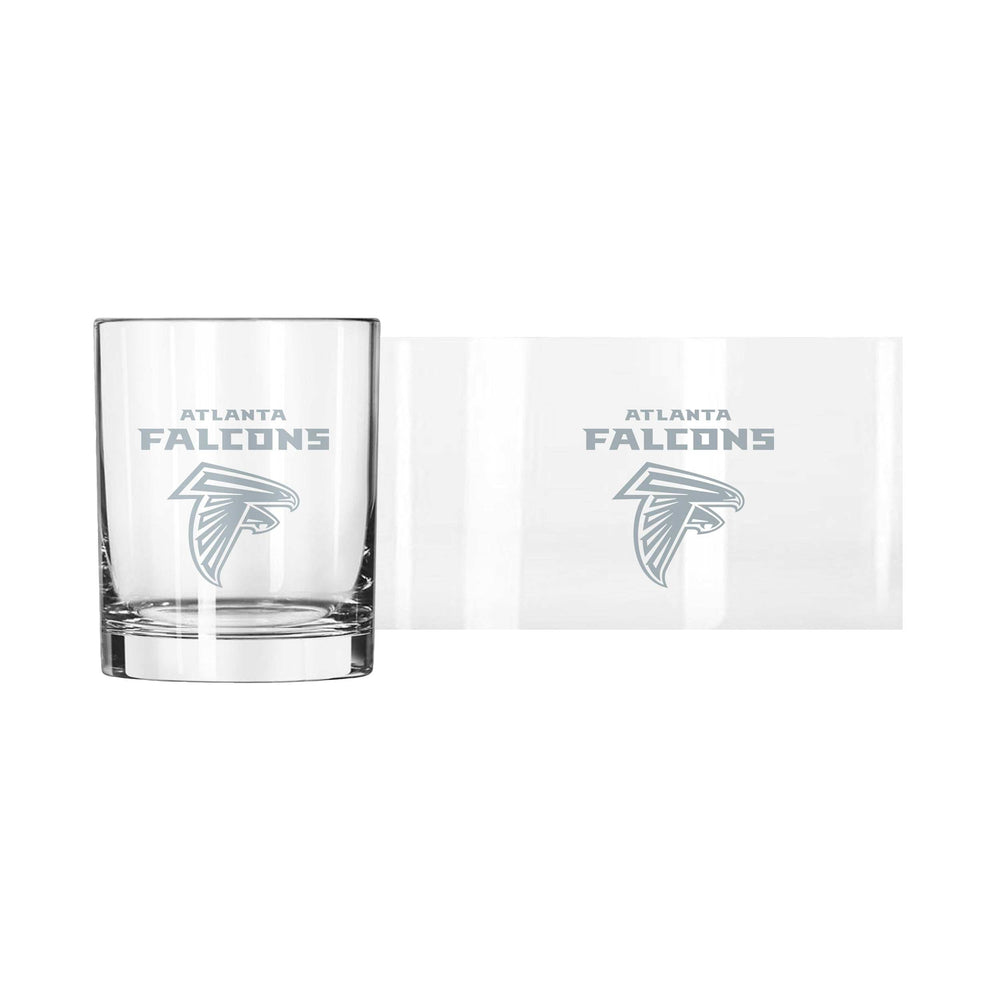 Atlanta Falcons 14oz Frost Rocks Glass - Logo Brands - Flyclothing LLC
