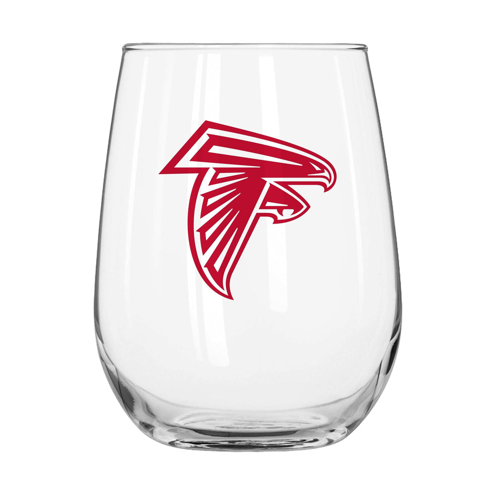 Atlanta Falcons 16oz Gameday Curved Beverage Glass - Logo Brands - Flyclothing LLC