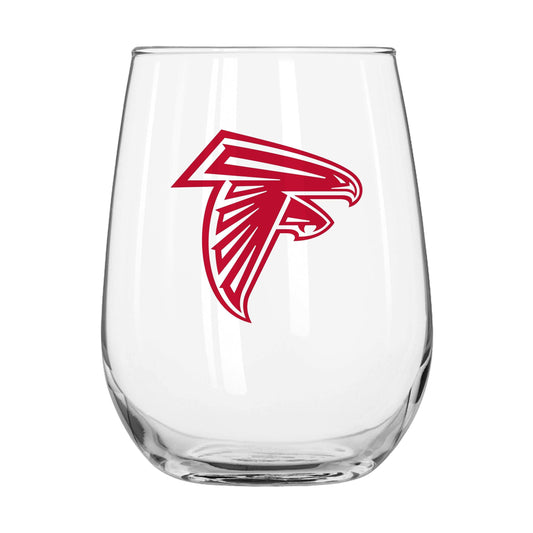 Atlanta Falcons 16oz Gameday Curved Beverage Glass - Logo Brands - Flyclothing LLC