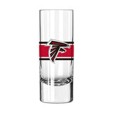 Atlanta Falcons 2.5oz Stripe Shooter Glass - Logo Brands - Flyclothing LLC