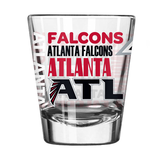 Atlanta Falcons 2oz Spirit Shot Glass - Logo Brands - Flyclothing LLC
