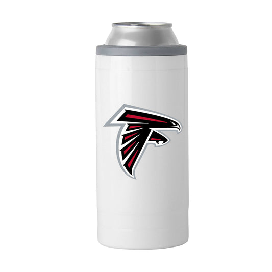 Atlanta Falcons Letterman 12 oz Slim Can Coolie - Logo Brands - Flyclothing LLC