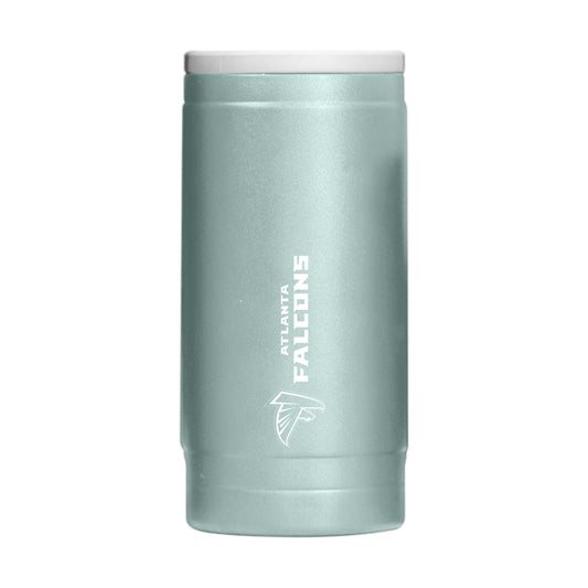 Atlanta Falcons Vertical Powder Coat Slim Can Coolie - Logo Brands - Flyclothing LLC