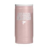 Atlanta Falcons Stencil Powder Coat Slim Can Coolie - Logo Brands - Flyclothing LLC