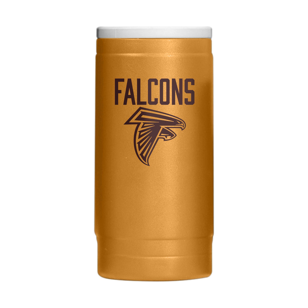 Atlanta Falcons Huddle Powder Coat Slim Can Coolie - Logo Brands - Flyclothing LLC