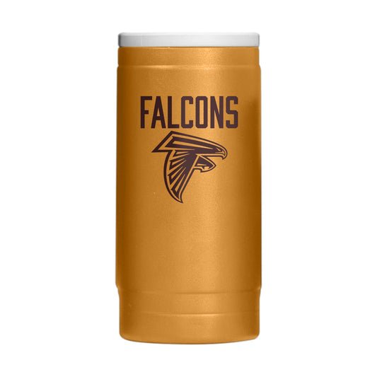 Atlanta Falcons Huddle Powder Coat Slim Can Coolie - Logo Brands - Flyclothing LLC