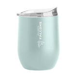 Atlanta Falcons 16oz Vertical Powder Coat Curved Beverage - Logo Brands - Flyclothing LLC