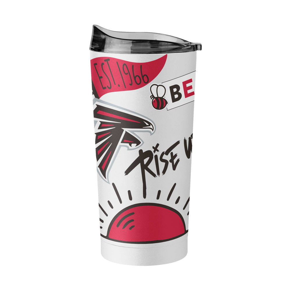 Atlanta Falcons 20oz Native Powder Coat Tumbler - Logo Brands - Flyclothing LLC