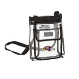 Baltimore Ravens Clear Crossbody - Logo Brands - Flyclothing LLC