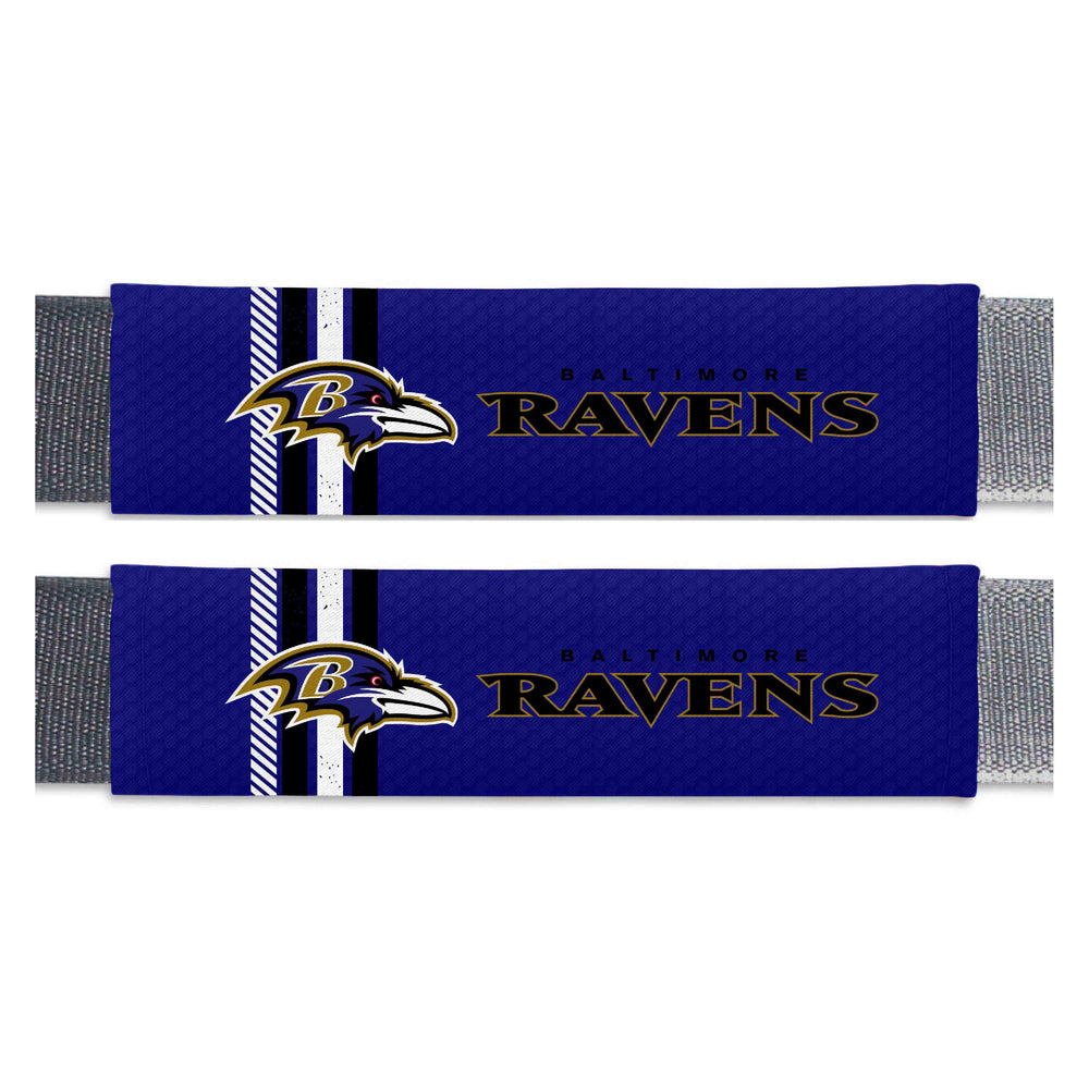 NFL - Baltimore Ravens Rally Seatbelt Pad - Pair - Logo Brands - Flyclothing LLC