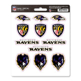 NFL - Baltimore Ravens Mini Decal 12-pk - Logo Brands - Flyclothing LLC