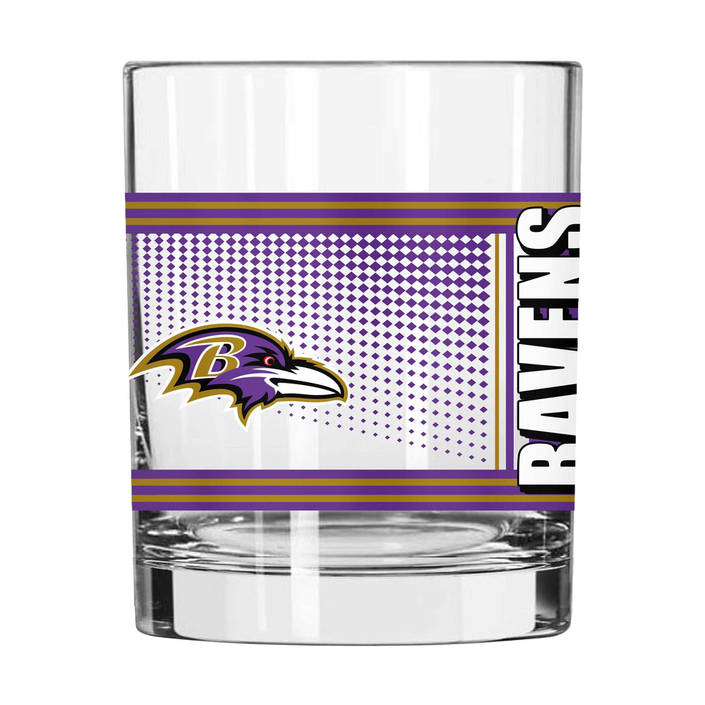 Baltimore Ravens 14oz Hero Rocks Glass - Logo Brands - Flyclothing LLC