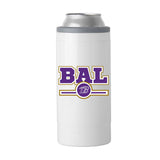 Baltimore Ravens Letterman 12 oz Slim Can Coolie - Logo Brands - Flyclothing LLC