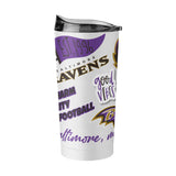 Baltimore Ravens 20oz Native Powder Coat Tumbler - Logo Brands - Flyclothing LLC