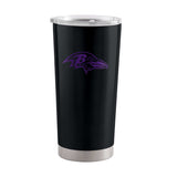 Baltimore Ravens 1 Color 20oz Gameday Stainless Tumbler - Logo Brands - Flyclothing LLC