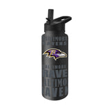 Baltimore Ravens 34oz Replay Quencher Bottle - Logo Brands - Flyclothing LLC