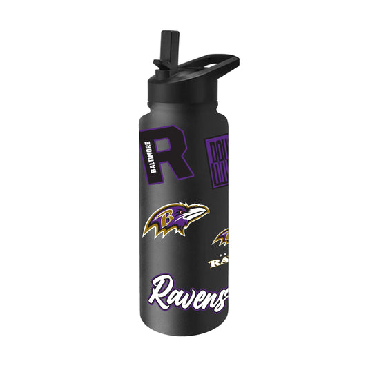 Baltimore Ravens 34oz Dreamweave Quencher Bottle - Logo Brands - Flyclothing LLC