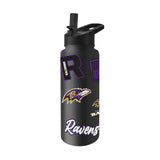 Baltimore Ravens 34oz Dreamweave Quencher Bottle - Logo Brands - Flyclothing LLC