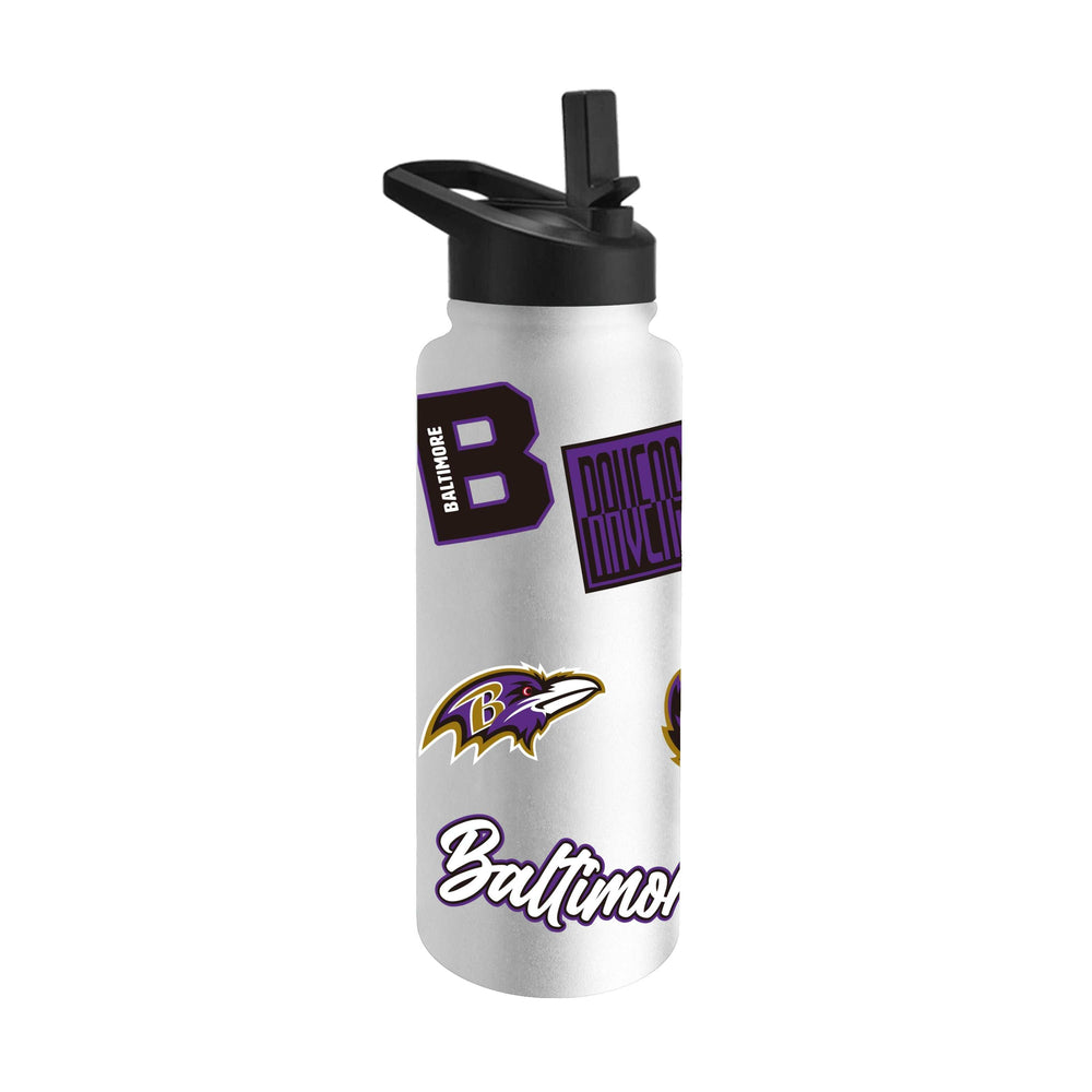 Baltimore Ravens Dreamweave 34oz Quencher Bottle - Logo Brands - Flyclothing LLC