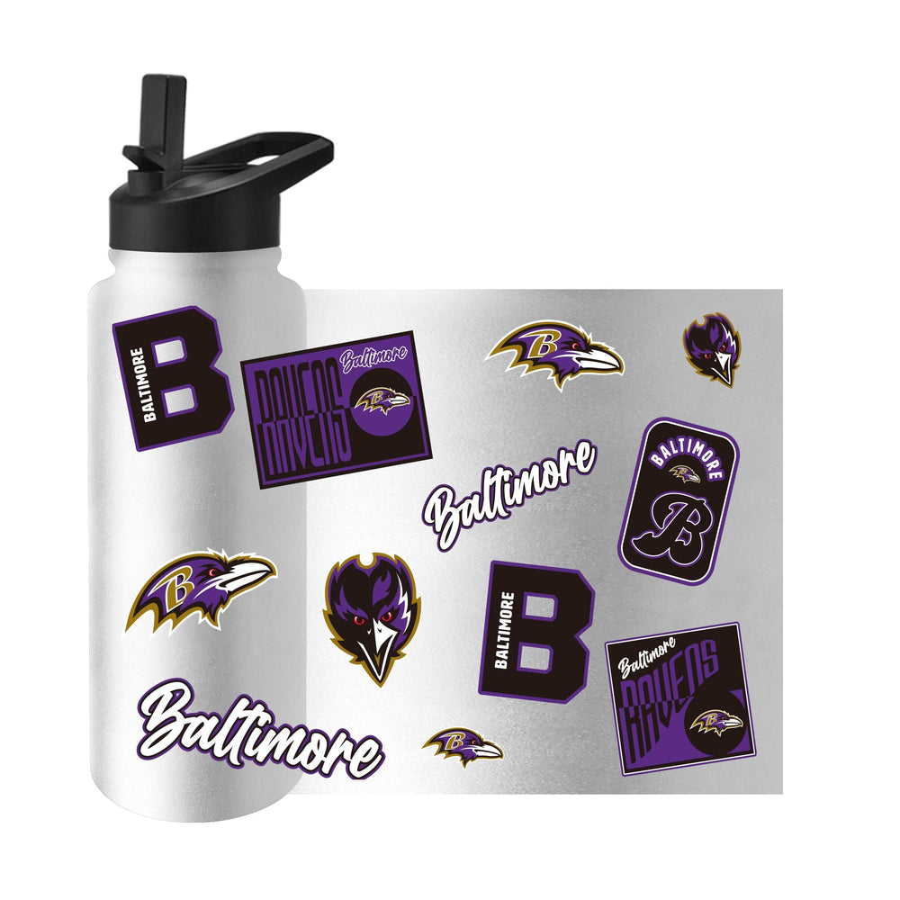 Baltimore Ravens Dreamweave 34oz Quencher Bottle - Logo Brands - Flyclothing LLC