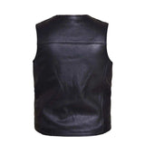 Santa Fe - Mens Premium Leather Vest - Unik Just for Bikers - Flyclothing LLC