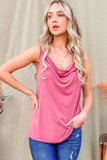 And The Why Cowl Neck Cami - Trendsi - Flyclothing LLC