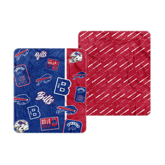 Buffalo Bills Dream Weave Throw 50x60 - Logo Brands - Flyclothing LLC