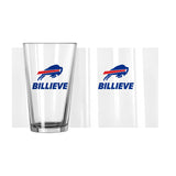 Buffalo Bills 16oz Slogan Pint Glass - Logo Brands - Flyclothing LLC