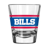 Buffalo Bills 2oz Stripe Shot Glass - Logo Brands - Flyclothing LLC