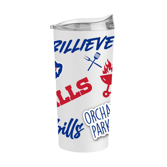 Buffalo Bills 20oz Native Powder Coat Tumbler - Logo Brands - Flyclothing LLC