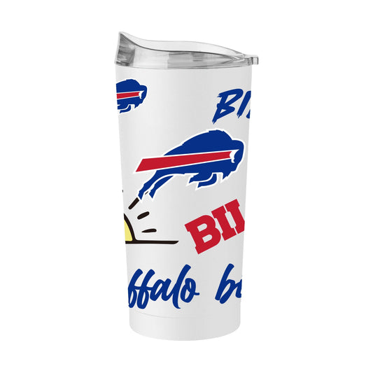 Buffalo Bills 20oz Native Powder Coat Tumbler - Logo Brands - Flyclothing LLC