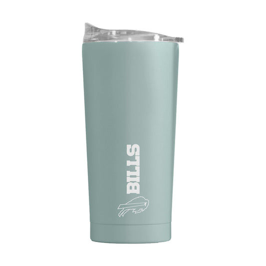Buffalo Bills 20oz Vertical Powder Coat Tumbler - Logo Brands - Flyclothing LLC