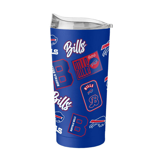 Buffalo Bills 20oz Dreamweave Powder Coat Tumbler - Logo Brands - Flyclothing LLC