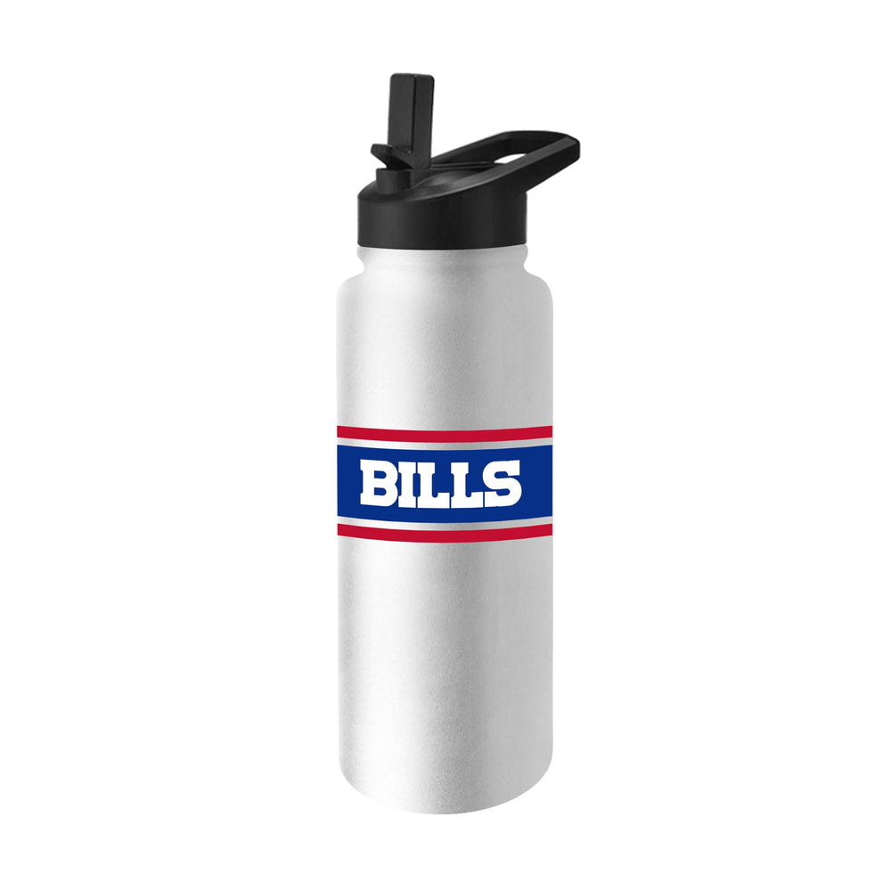 Buffalo Bills 34oz Stripe Quencher Bottle - Logo Brands - Flyclothing LLC