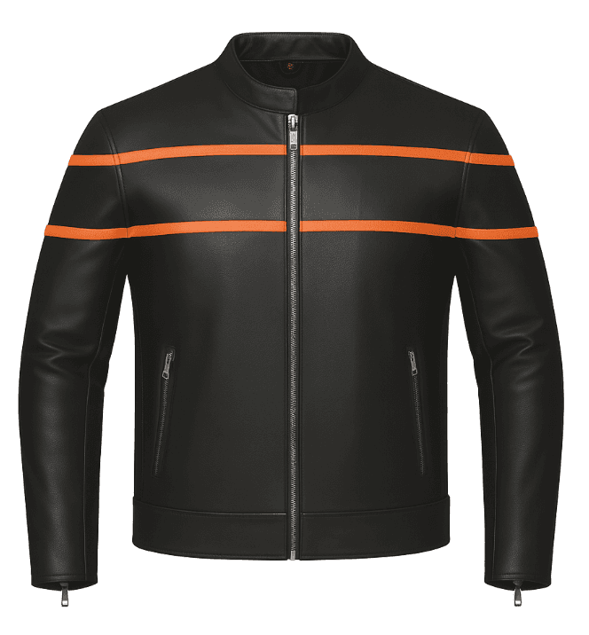 Fury - Mens Premium Leather Jacket - Unik Just for Bikers - Flyclothing LLC