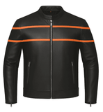 Fury - Mens Premium Leather Jacket - Unik Just for Bikers - Flyclothing LLC