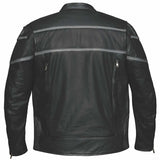 Viper - Mens Premium Leather Jacket - Unik Just for Bikers - Flyclothing LLC