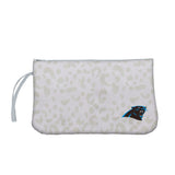 Carolina Panthers Leopard Print Wristlet - Logo Brands - Flyclothing LLC