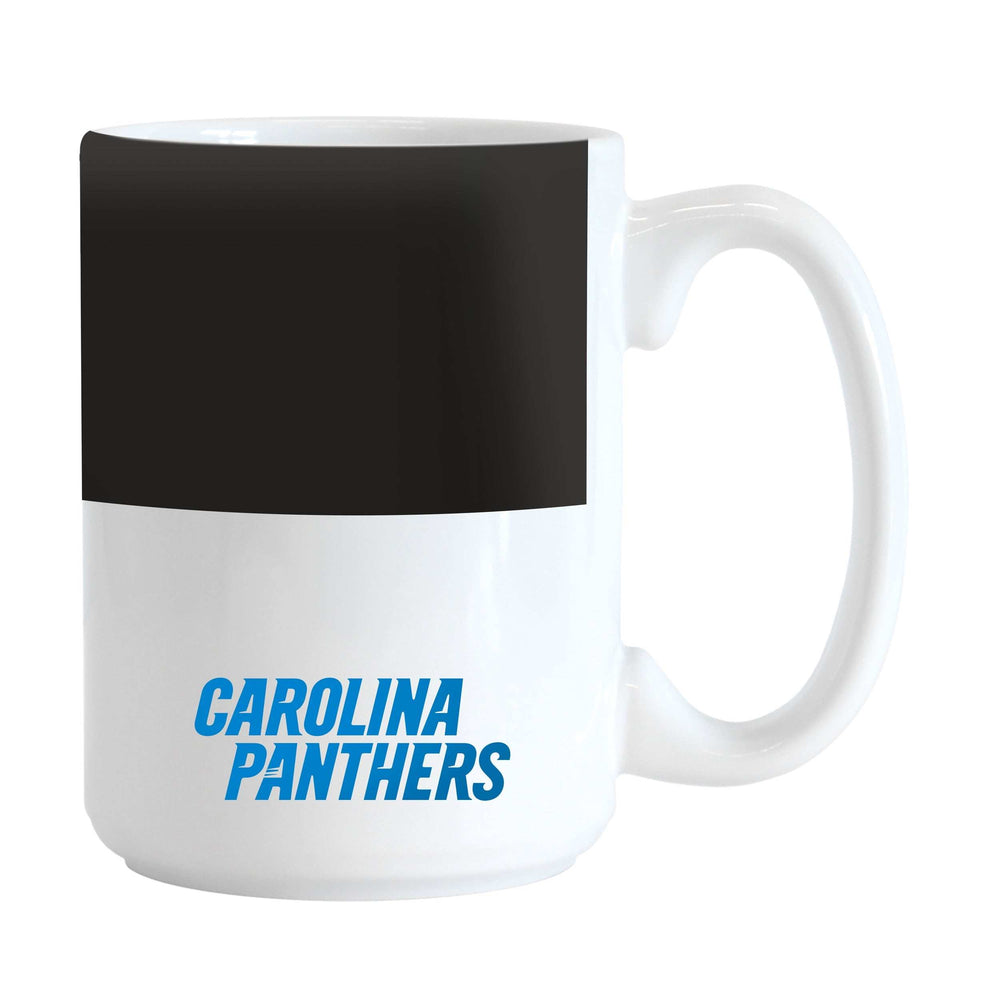 Carolina Panthers 15oz Colorblock Sublimated Mug - Logo Brands - Flyclothing LLC
